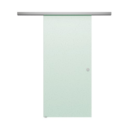 Glasschiebetür set basic mit - glasschiebetür,