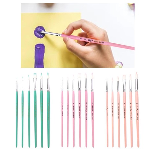 Künstler pinsel set aus - set, 6
