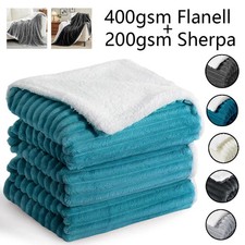 Kuscheldecke Wohndecke 150x 200cm, 200x230 cm,220x240cm Thicked Soft Sofadecke