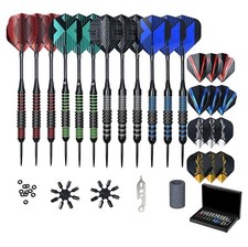 12 Stück Steel Darts Pfeile