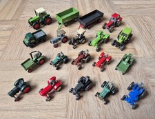 19 Stk Wiking Landwirtschaft Traktor Trecker Bulldog Unimog Hänger Maßstab 1:87