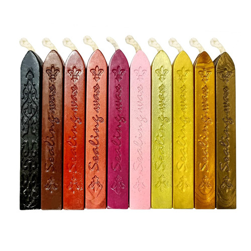 Retro siegelwachs sticks - retro, 10er