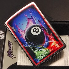 Zippo MAZZI Eightball, Billard