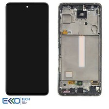 Original Samsung Galaxy A52 5G A525F A526B LCD Display Touchscreen +Rahmen White