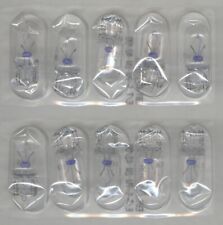 10x T10 Glassockellampe 6V 12V