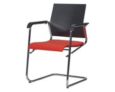 Wilkhahn Besucherstuhl Freischwinger Sito orange