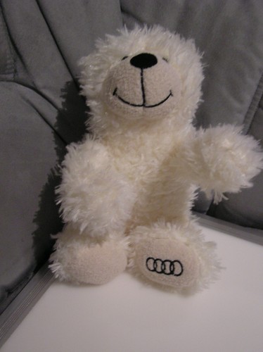 Plüschtier eisbär audi teddy - plüschtier,