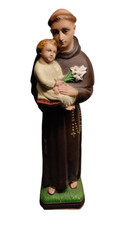 St. Antonius von Padua mit Jesuskind – Figur Statue – handbemalt H: 37 cm