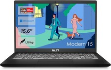 MSI Modern 15 B7M-463 (15,6") FHD IPS, Ryzen 5 7430U, 16GB RAM, 512GB SSD, W11H