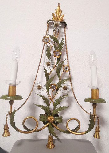 Italienische wandlampe metall - italienische,