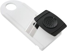 Fackelmann Gemüsehobel mit Restehalter, Gemüseschneider mit 2 E 