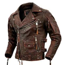 Herren Motorrad Biker Vintage