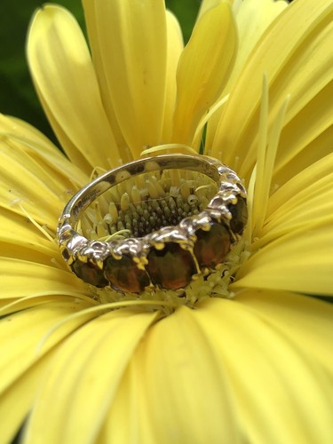Vintage ring 375ergelbgold - 9k,