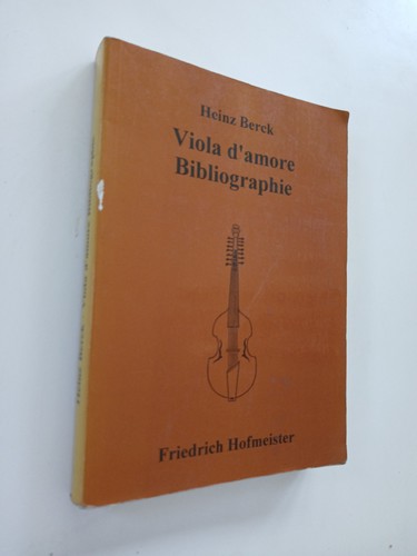 Viola amore bibliographie - viola,
