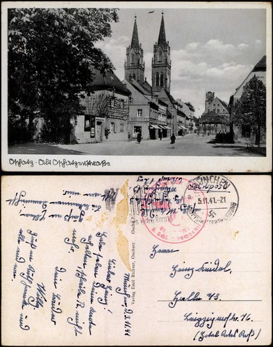 Ansichtskarte oschatz - ansichtskarte,