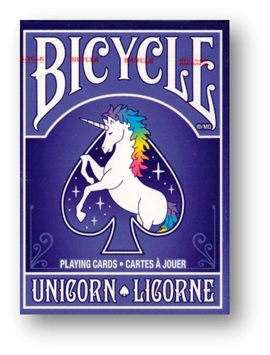 Bicycle unicorn playing - -,