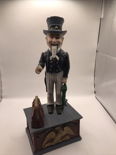Metall uncle sam - money, bank