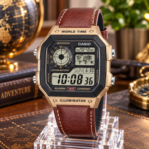 Casio 1200whl 5avdf - ae-1200whl-5avdf, herren