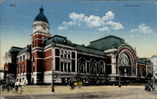 Kiel hauptbahnhof - ak,
