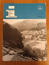 Prospekt Information Mercedes Daimler Benz 1968  Automobilia Oldtimer Z