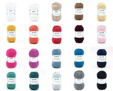 50g Gründl King Cotton - Polyacryl Baumwolle - Garn Stricken Häkeln (43,80€/kg)