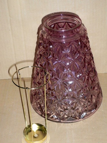 Windlicht altrosa glas - ,