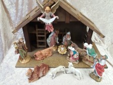 Weihnachtskrippe komplett -