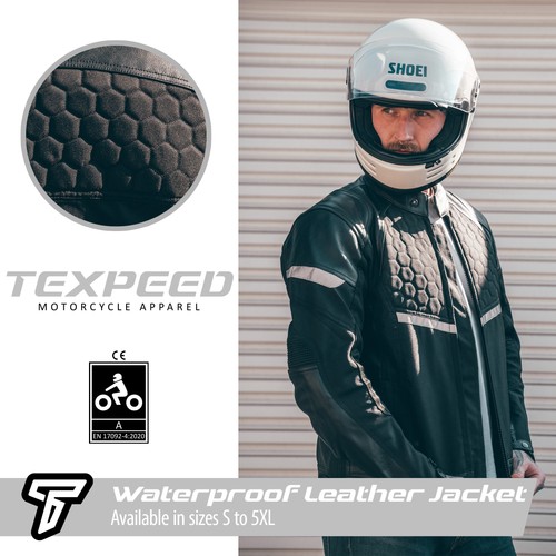 Texpeed leder motorradjacke - texpeed,