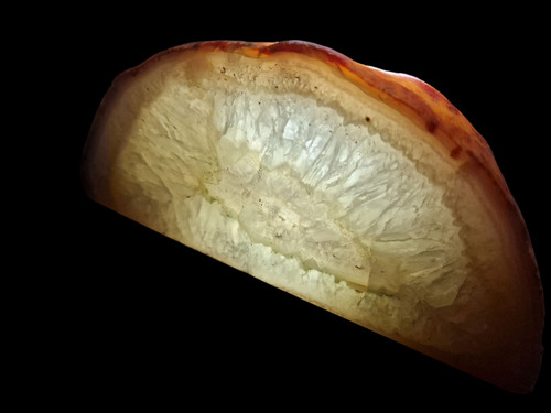 Achat-Geode-Teelichthalter