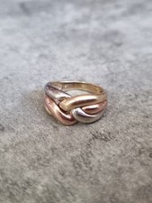 Tricolor Ring 585 Gold Damen