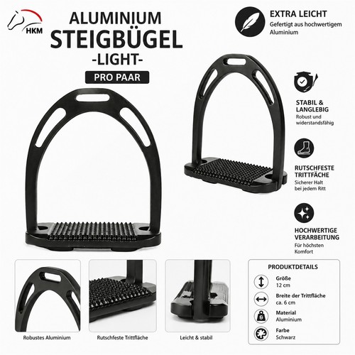 Hkm steigbügel cm - steigbügel, 12