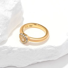 CHOPARD HAPPY DIAMONDS RING HERZ GELBGOLD 750/18KT 51MM LUXUS