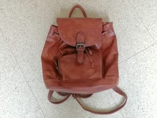 Leder Rucksack Damen cognac