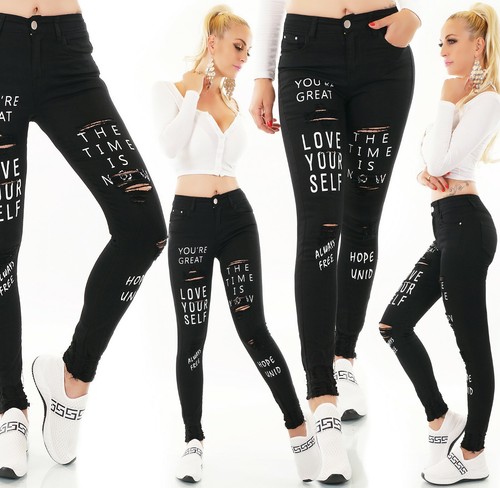 Damen jeans hose high - hose,