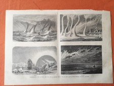 RK 1880 Zeitungsdruck 1946 Meteorologie Nordlicht Sandhose Wasserhose Wetter