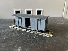 Liliput Schmalspur H0e Güterwagen Zillertalbahn Grau schöner Zustand