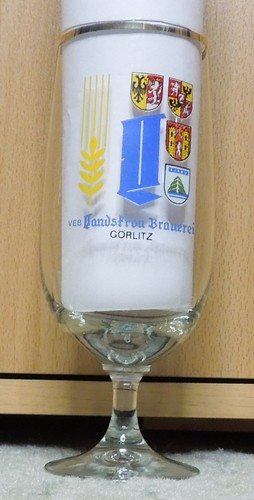 Bierglas ddr veb landskron - bierglas, ddr,