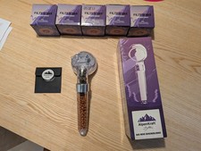 AlpenKraft Duschkopf mit 5 x Nachfüllpack