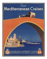 Vintage mittelmeer kreuzfahrt - vintage,