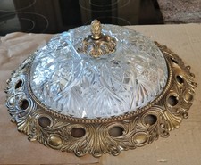 Alte Massive große Plafoniere