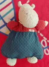  Sigikid Nilpferd ca. 28 cm. Hippo Kuscheltier Frottee Vintage 