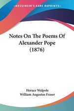 Horace Walpole (u. a.) | Notes