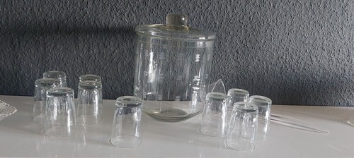 Antikes bowle service - für, 10
