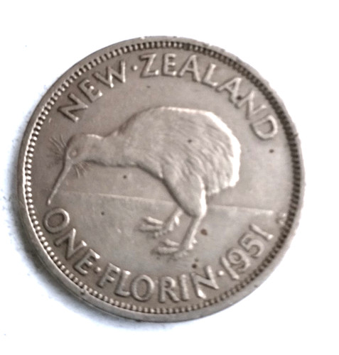 Neuseeland florin 1951 - neuseeland,