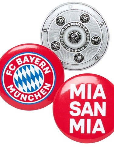 Bayern münchen button 3er - button,