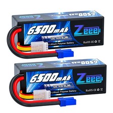 Zeee 14.8V 4S Lipo Akku Batterie 120C 6500mAh EC5 für RC Auto Flugzeug Drohne 2x