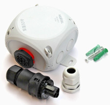 Wieland Einspeisesteckdose Aufputz IP66 für Balkon Solaranlage + Wieland-Stecker