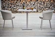 FLIX Tisch - 70x70x75 - Stahl verzinkt - taupe