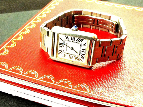 Cartier tank solo edelstahl - cartier,