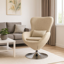 Egg Chair Creme 360°